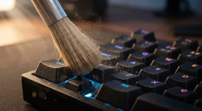 Cleaning Mechanical Keyboard Without Removing Keys