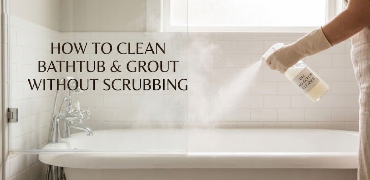How to Clean Bathtub Grout Without Scrubbing How to Clean Bathtub & Grout Without Scrubbing