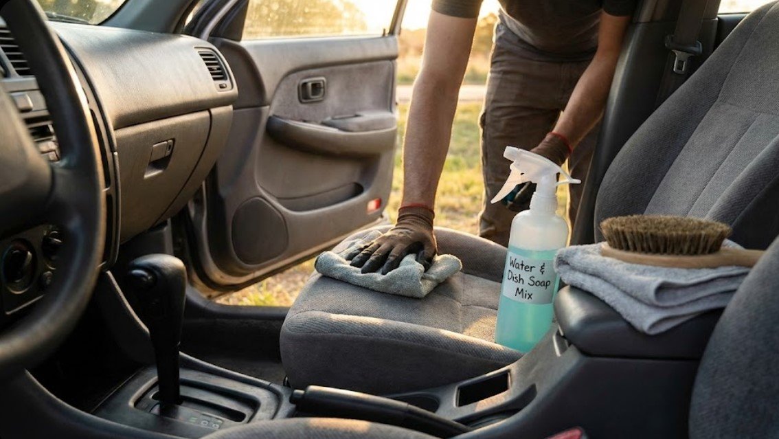 How to Clean Car Interior Without Extractor Cloth Seats No Machines How to Clean Car Interior Without Extractor (Cloth Seats, No Machines)