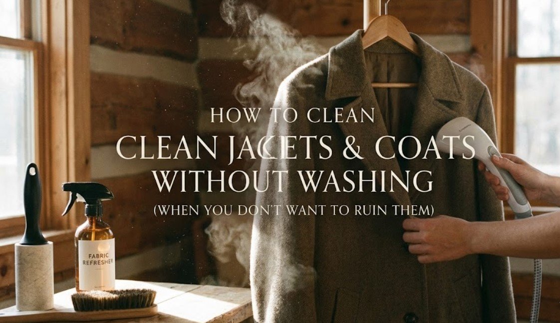 How to Clean Jackets & Coats Without Washing (When You Don’t Want to Ruin Them)