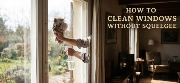 How to Clean Windows Without a Squeegee (No Streaks, No Fancy Tools)