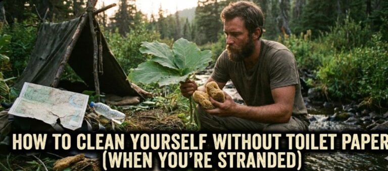 How to Clean Yourself Without Toilet Paper When Youre Stranded How to Clean Yourself Without Toilet Paper (When You're Stranded)