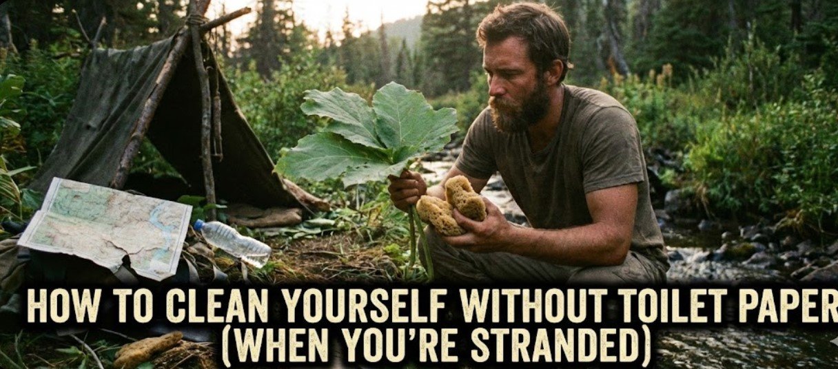 How to Clean Yourself Without Toilet Paper When Youre Stranded How to Clean Yourself Without Toilet Paper (When You're Stranded)