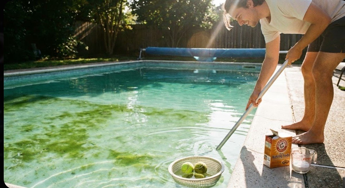 Managing Algae Without Harsh Shock Chemicals Managing algae on the pool bottom
