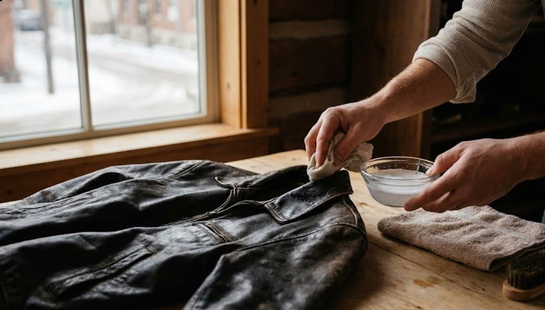 Infographic of quick jacket cleaning fixes