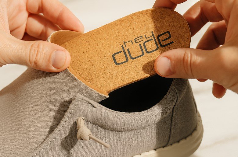 Removing insoles from Hey Dudes