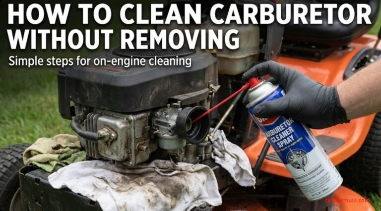 How to Clean Carburetor Without Removing It How to Clean Carburetor Without Removing It