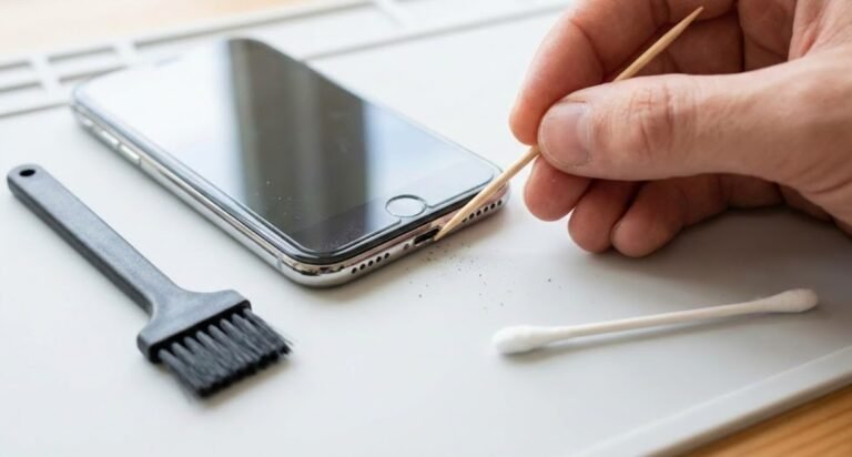 How to Clean Charging Port Without Compressed Air