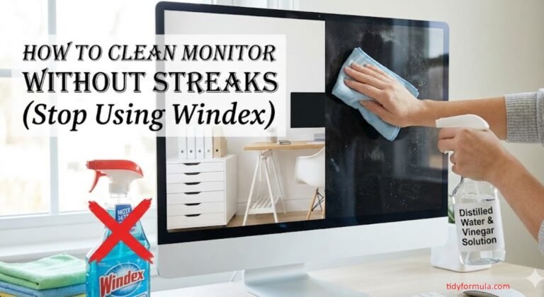 How to Clean Monitor Without Streaks Stop Using Windex How to Clean Monitor Without Streaks (Stop Using Windex)