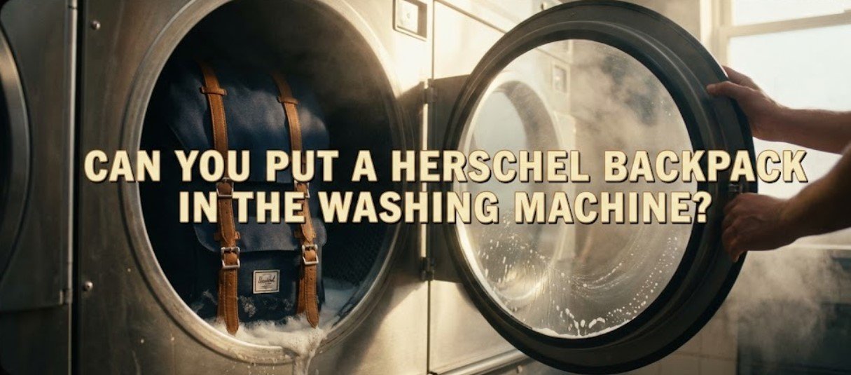 can you put a herschel backpack in the washing machine