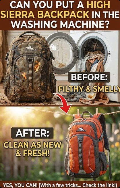can you put a high sierra backpack in the washing machine can you put a high sierra backpack in the washing machine