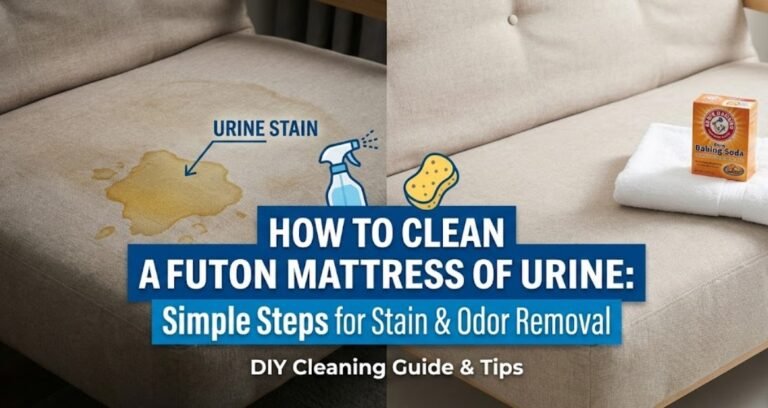 how to clean a futon mattress from urine
