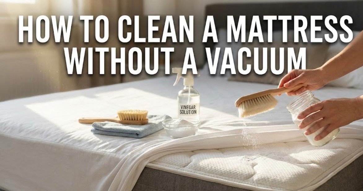how to clean mattress without vacuum
