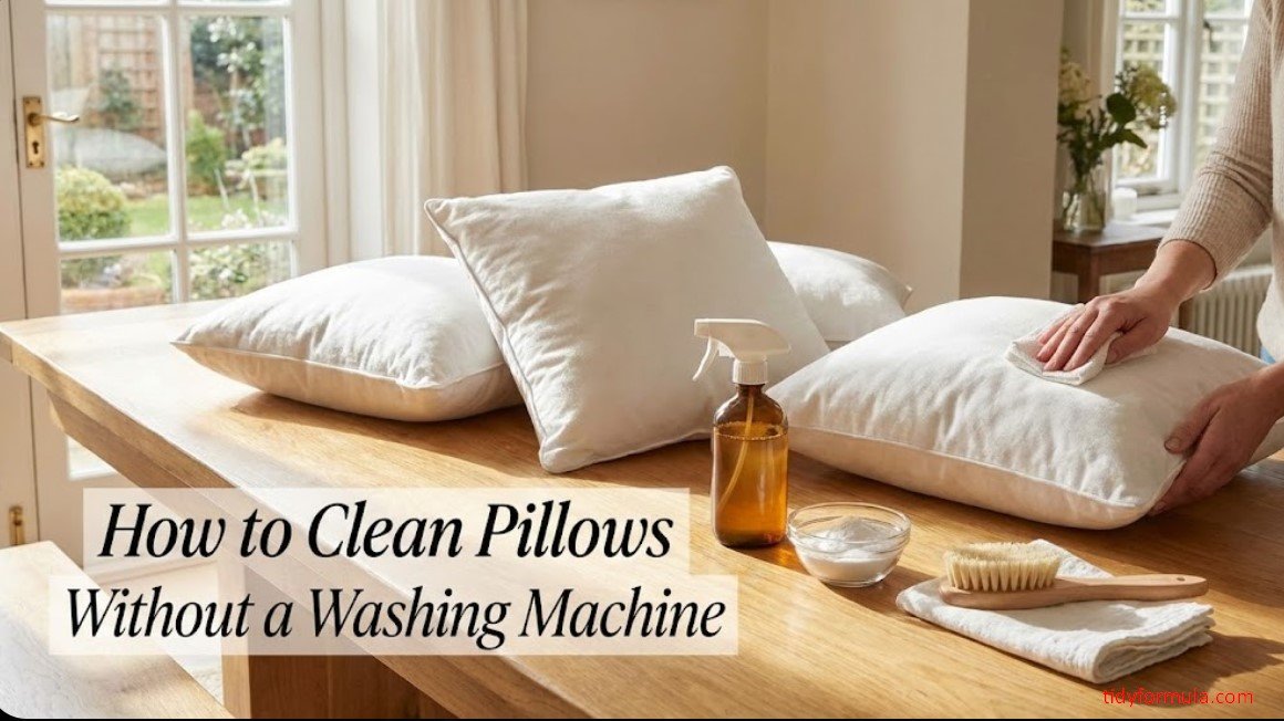 how to clean pillows without washing machine how to clean pillows without washing machine