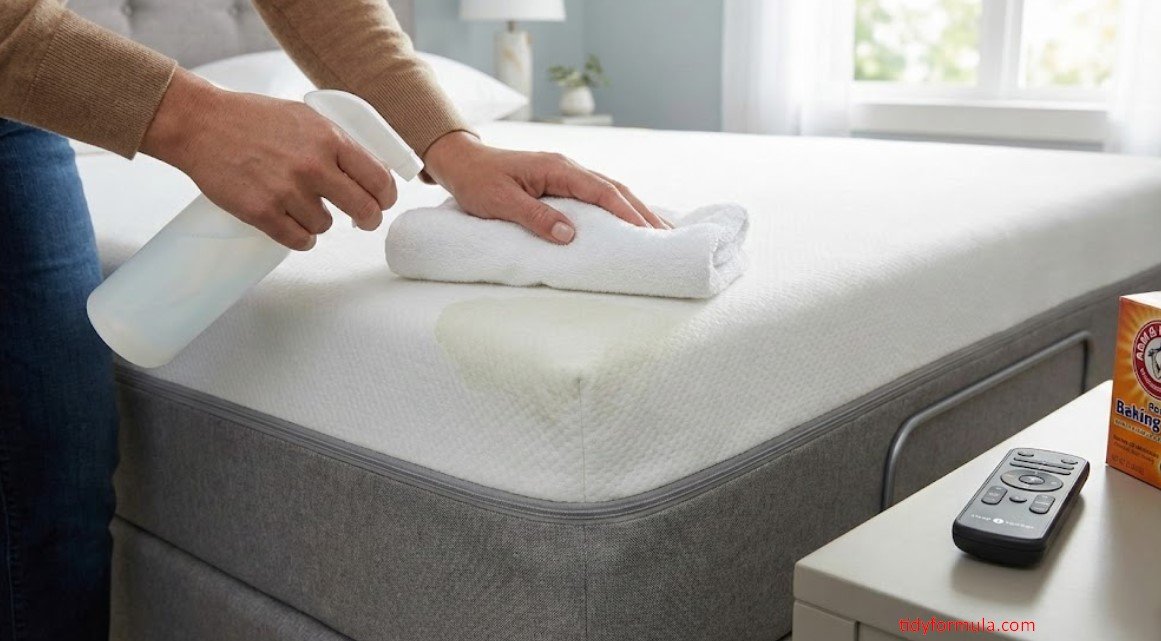 how to clean urine from a sleep number mattress