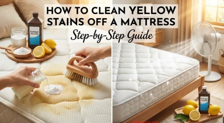 how to clean yellow stains off a mattress how to clean yellow stains off a mattress
