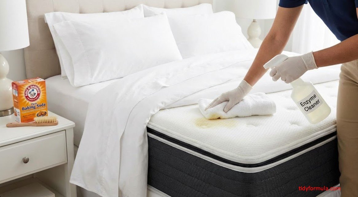 how to get urine stain out of mattress