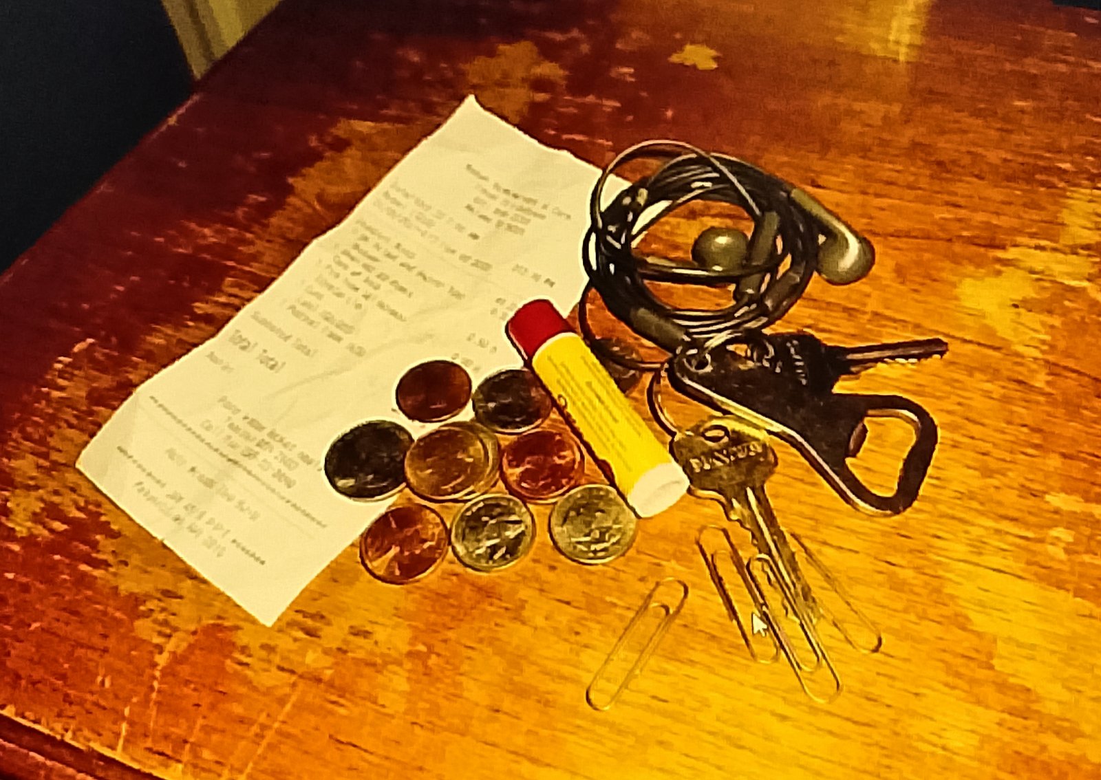 my things my pocket Emptying items from backpack pockets