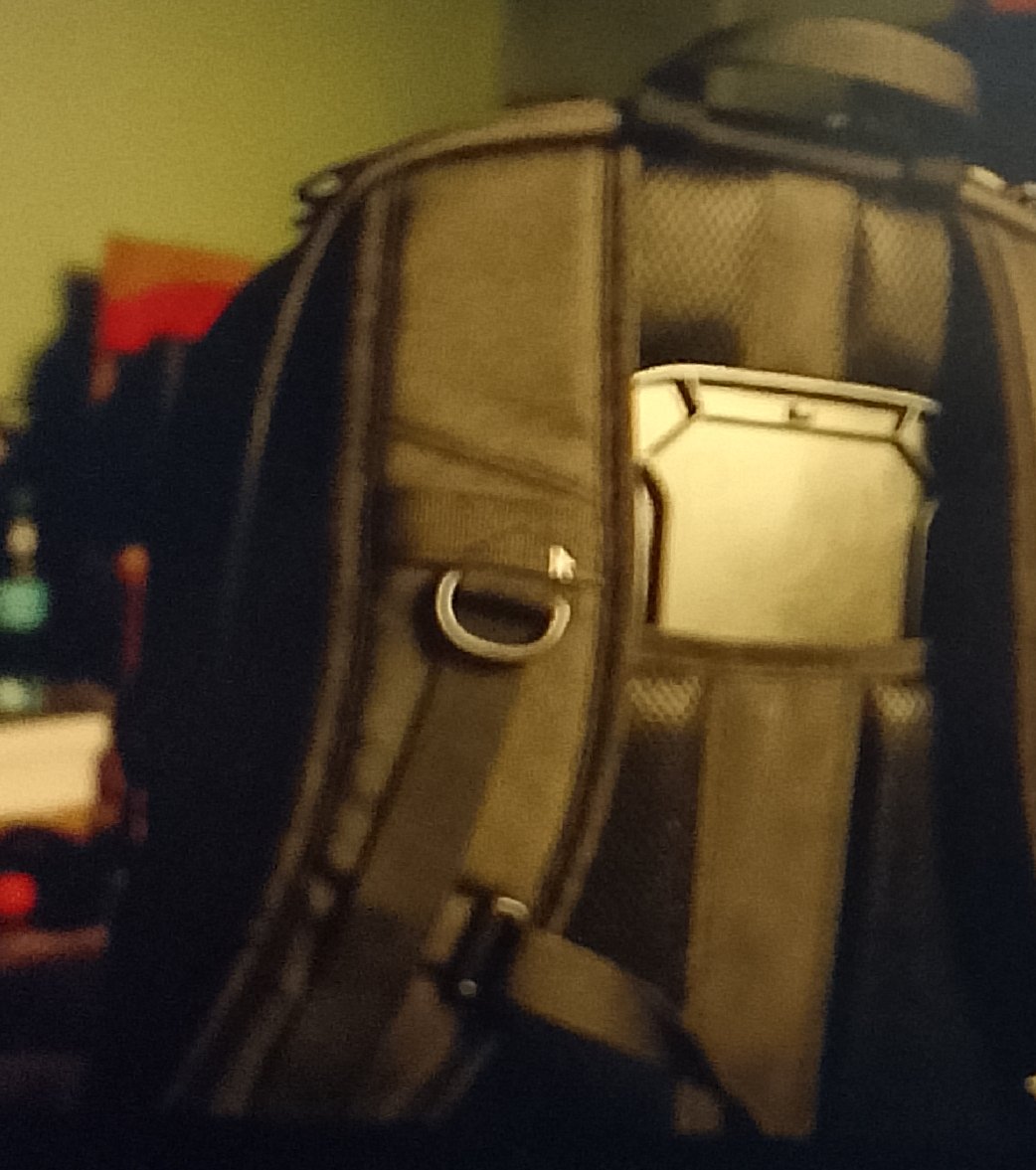 packs back CamelBak backpack straps showing wear