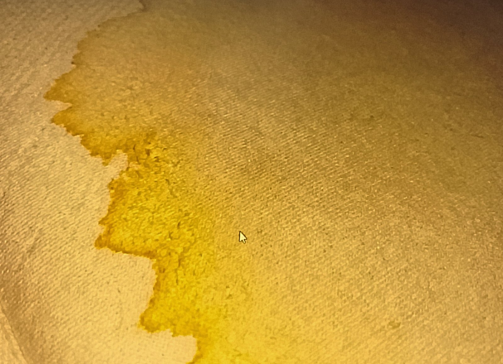 stain edge Blotting the edge of the stain