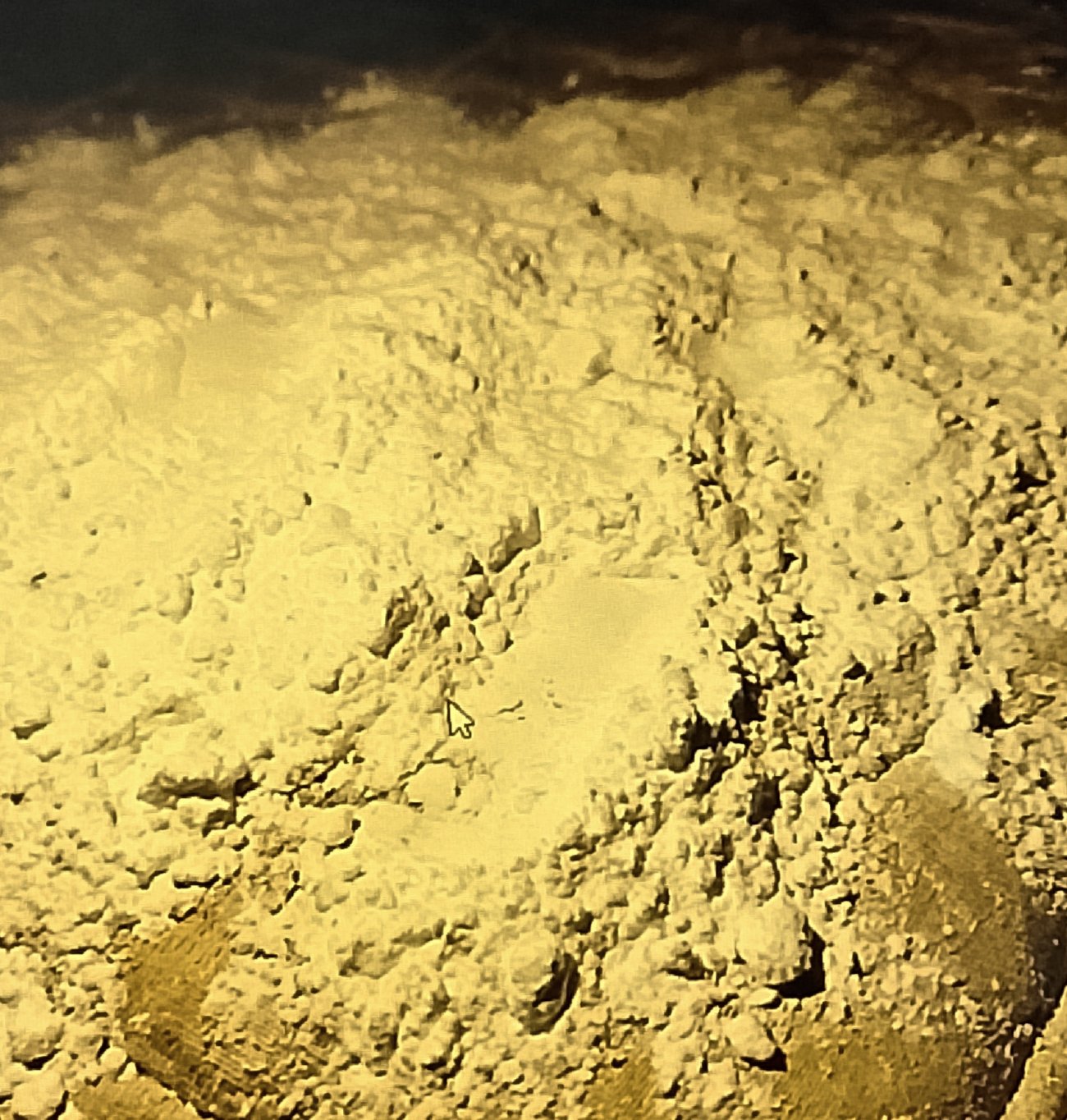 thick backing soda Crusty baking soda drying on mattress