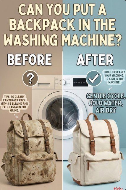 you can put a backpack in the washing machine Can You Put a Backpack in the Washing Machine