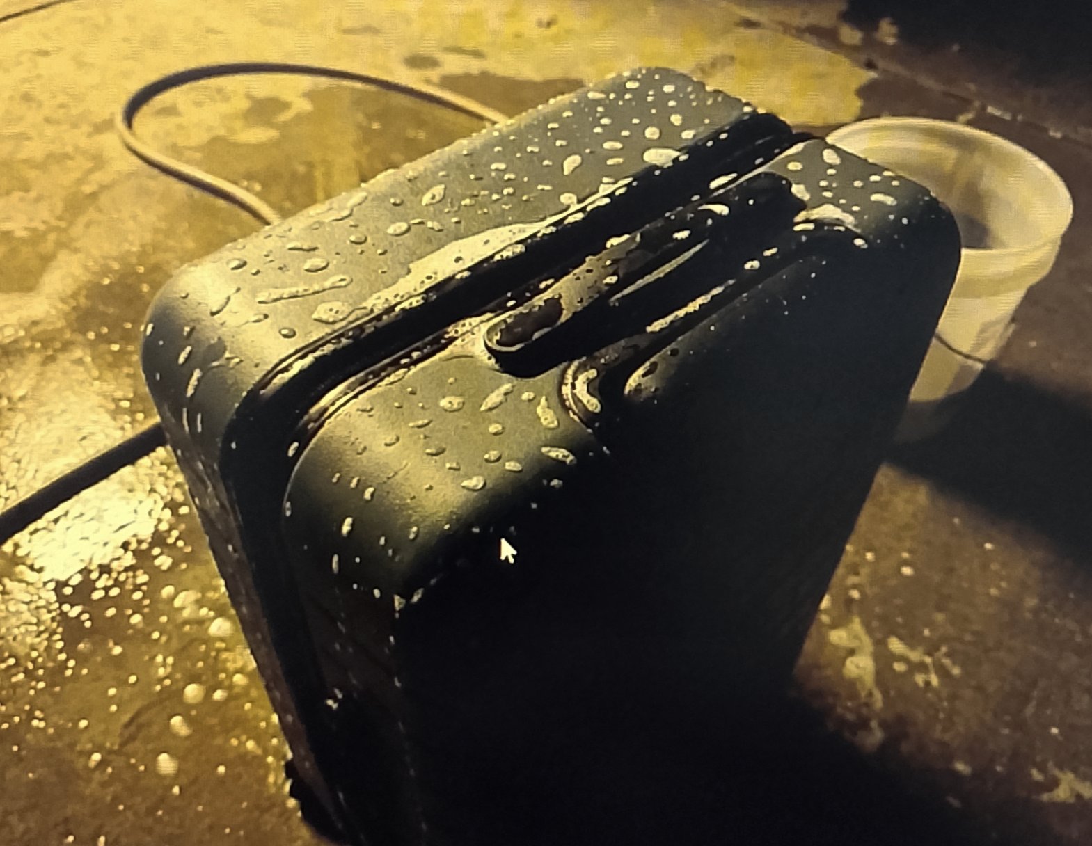 cleaning luggage Wiping down Away luggage shell with soapy water