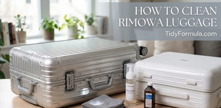 how to clean rimowa luggage