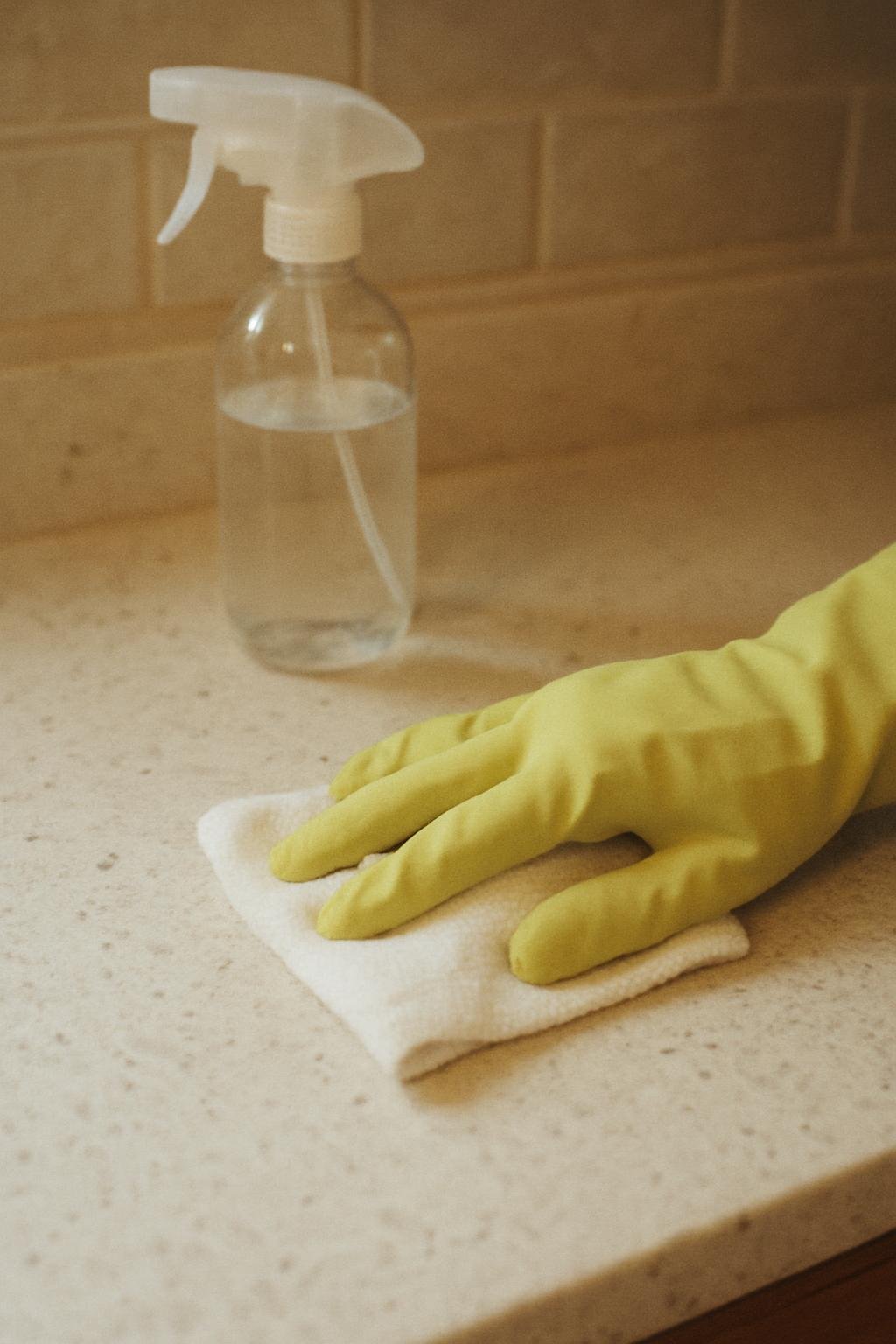 cleaning method 🟩2. Row number 2 138 Close-up of cleaninghow to clean quartz countertops without dulling