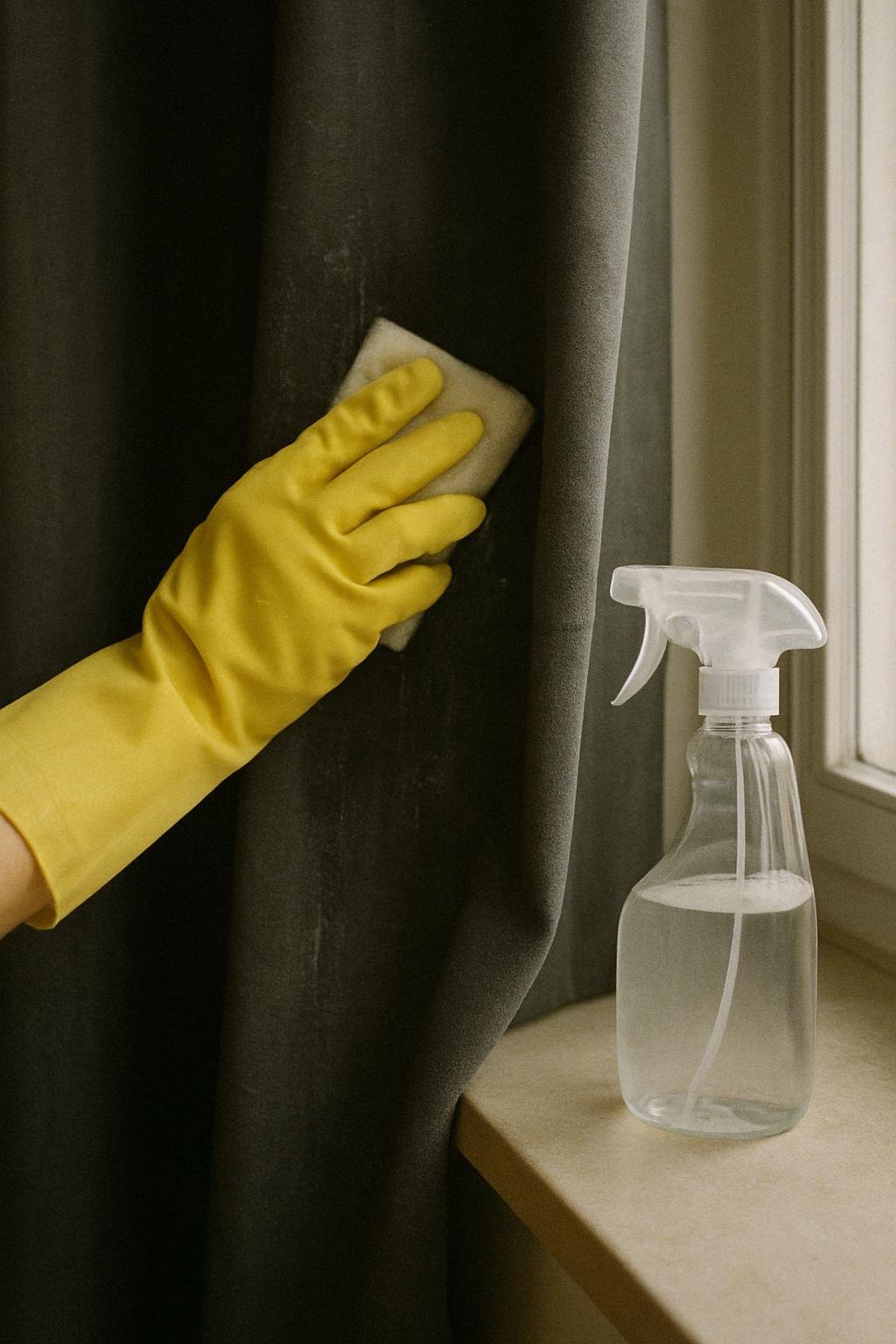 cleaning method 🟩2. Row number 2 146 Close-up of cleaninghow to wash blackout curtains without ruining them