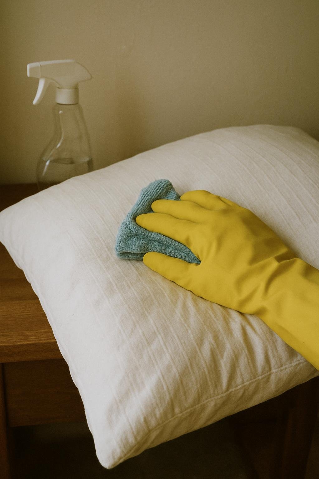 cleaning method 🟩2. Row number 2 161 Close-up of cleaninghow to remove sweat smell from pillows