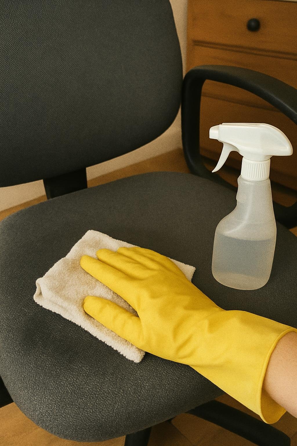 cleaning method 🟩2. Row number 2 187 Close-up of cleaninghow to clean a fabric office chair