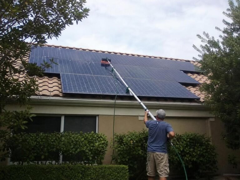 Real household cleaning scene for how to clean solar panels from the ground; best way to clean solar panels from the ground; clean solar panels from the ground without damage; safe cleaner for solar panels from the ground; solar panels from the ground cleaning mistakes; how often to clean solar panels from the ground