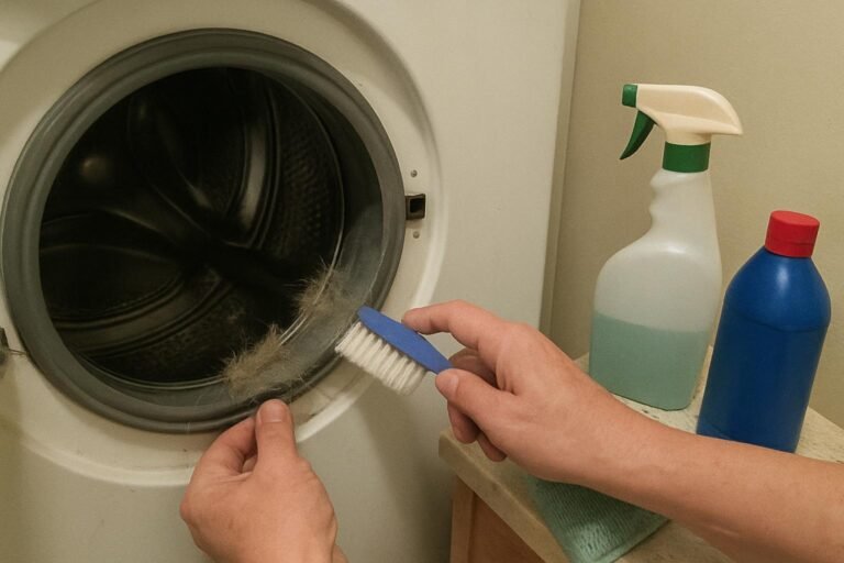 output1 114 Real household cleaning scene for how to remove pet hair from washing machine; best way to remove pet hair from washing machine; remove pet hair from washing machine without damage; safe cleaner for pet hair from washing machine; how to prevent pet hair from washing machine; pet hair from washing machine cleaning mistakes