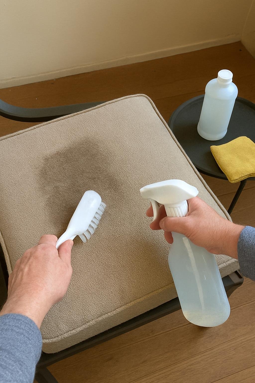 output1 116 Real household cleaning scene for how to clean outdoor furniture cushions; best way to clean outdoor furniture cushions; clean outdoor furniture cushions without damage; safe cleaner for outdoor furniture cushions; outdoor furniture cushions cleaning mistakes; how often to clean outdoor furniture cushions