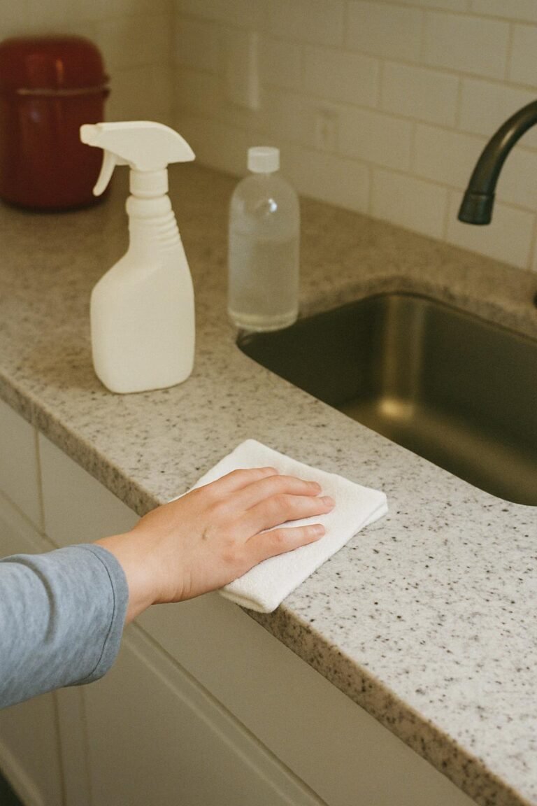 Real household cleaning scene for how to clean quartz countertops without dulling; best way to clean quartz countertops without dulling; clean quartz countertops without dulling without damage; safe cleaner for quartz countertops without dulling; quartz countertops without dulling cleaning mistakes; how often to clean quartz countertops without dulling