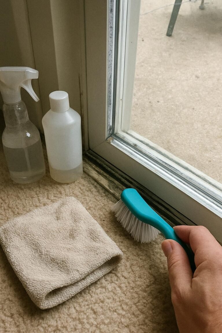 output1 148 Real household cleaning scene for how to clean sliding glass door tracks; best way to clean sliding glass door tracks; clean sliding glass door tracks without damage; safe cleaner for sliding glass door tracks; sliding glass door tracks cleaning mistakes; how often to clean sliding glass door tracks