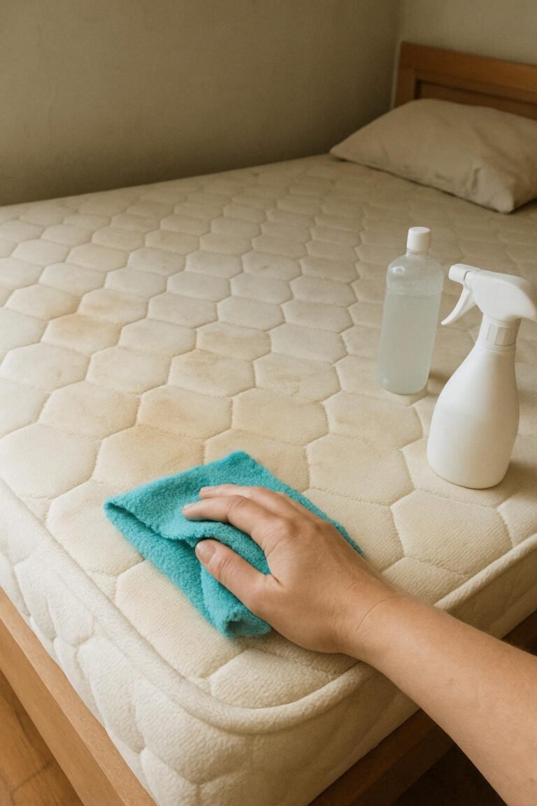 Real household cleaning scene for how to clean a mattress topper without washing machine; best way to clean a mattress topper without washing machine; clean a mattress topper without washing machine without damage; safe cleaner for a mattress topper without washing machine; a mattress topper without washing machine cleaning mistakes; how often to clean a mattress topper without washing machine