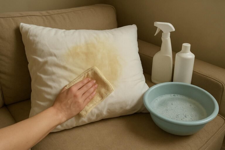 output1 161 Real household cleaning scene for how to remove sweat smell from pillows; best way to remove sweat smell from pillows; remove sweat smell from pillows without damage; safe cleaner for sweat smell from pillows; how to prevent sweat smell from pillows; sweat smell from pillows cleaning mistakes