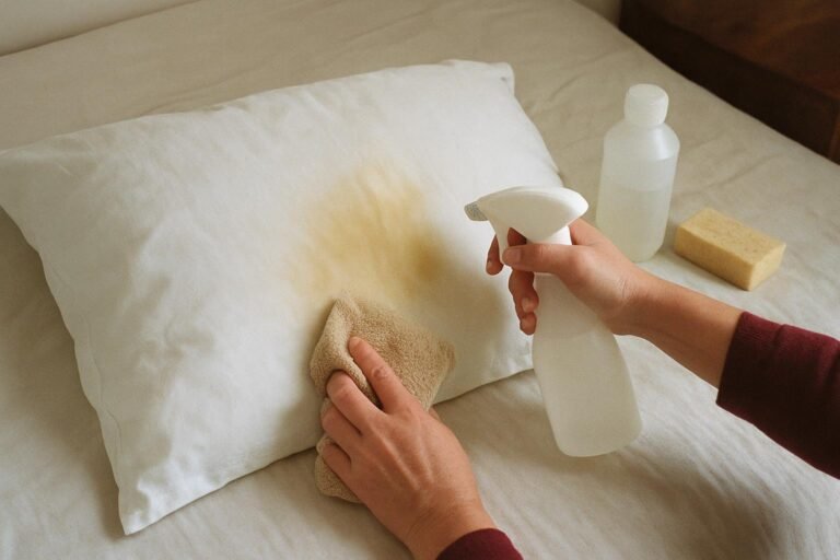 output1 163 Real household cleaning scene for how to remove yellow sweat stains from pillowcases; best way to remove yellow sweat stains from pillowcases; remove yellow sweat stains from pillowcases without damage; safe cleaner for yellow sweat stains from pillowcases; how to prevent yellow sweat stains from pillowcases; yellow sweat stains from pillowcases cleaning mistakes