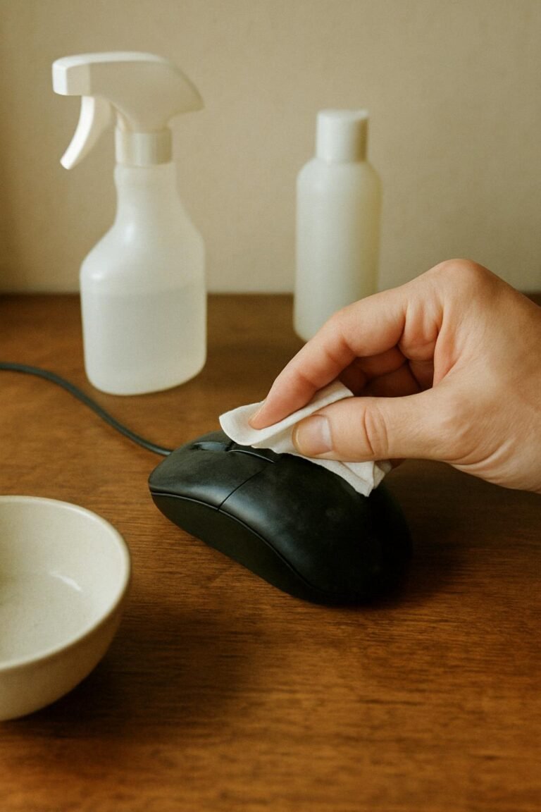 output1 185 Real household cleaning scene for how to clean a computer mouse; best way to clean a computer mouse; clean a computer mouse without damage; safe cleaner for a computer mouse; a computer mouse cleaning mistakes; how often to clean a computer mouse