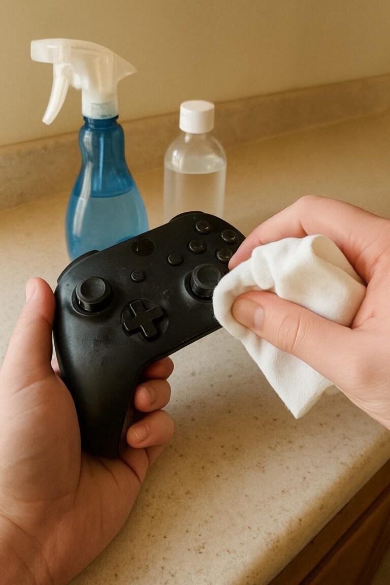 output1 186 Real household cleaning scene for how to clean a gaming controller; best way to clean a gaming controller; clean a gaming controller without damage; safe cleaner for a gaming controller; a gaming controller cleaning mistakes; how often to clean a gaming controller