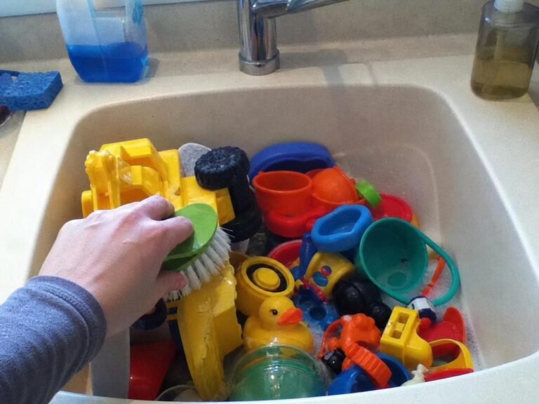 Real household cleaning scene for diy toy cleaner diy toy cleaning spray