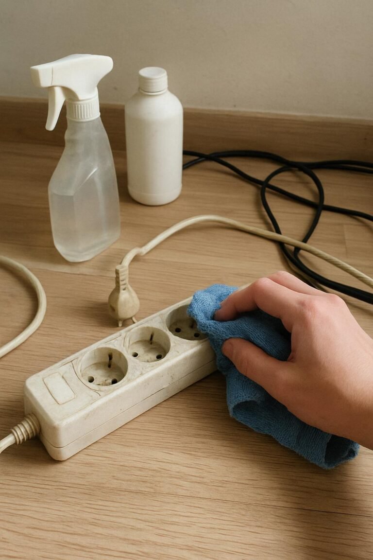 output1 190 Real household cleaning scene for how to clean cables and power strips safely; best way to clean cables and power strips safely; clean cables and power strips safely without damage; safe cleaner for cables and power strips safely; cables and power strips safely cleaning mistakes; how often to clean cables and power strips safely