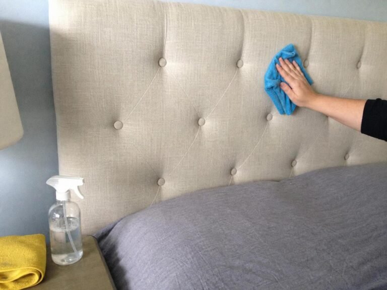 output1 71 Real household cleaning scene for how to clean an upholstered headboard; best way to clean an upholstered headboard; clean an upholstered headboard without damage; safe cleaner for an upholstered headboard; an upholstered headboard cleaning mistakes; how often to clean an upholstered headboard